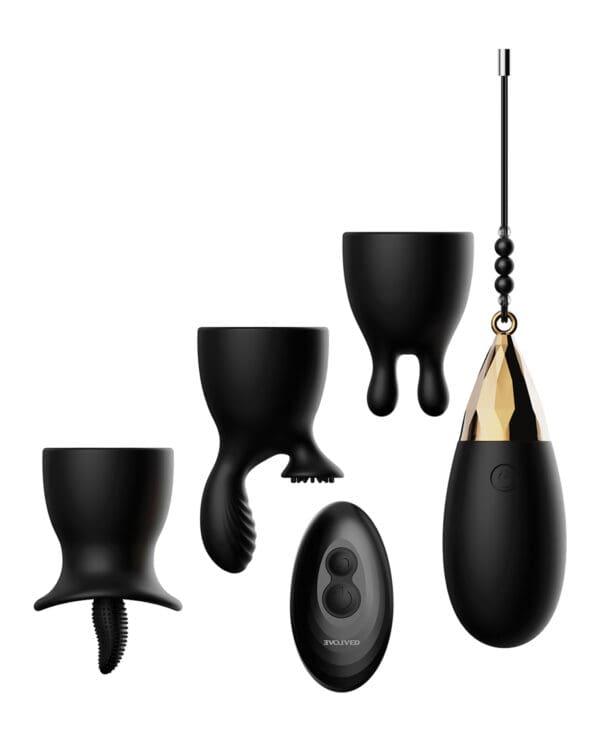 Evolved Egg Citement Rechargeable Bullet - Black/Gold - Image 4