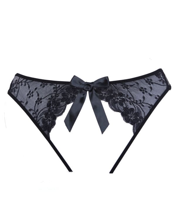 Adore Sheer Teaz Open Panty Black O/S - Image 4