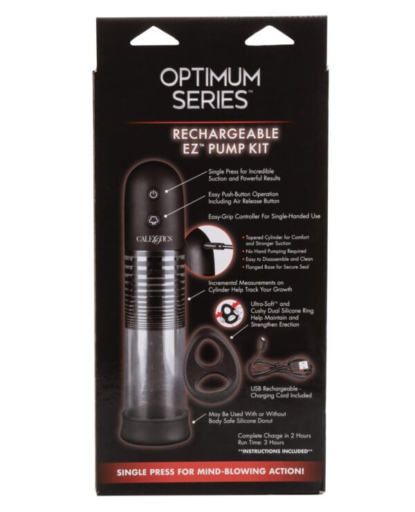 Optimum Series Rechargeable EZ Pump Kit - Clear - Image 2