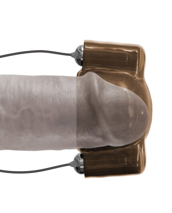 Classix Dual Vibrating Head Teaser - Black/Smoke - Image 4