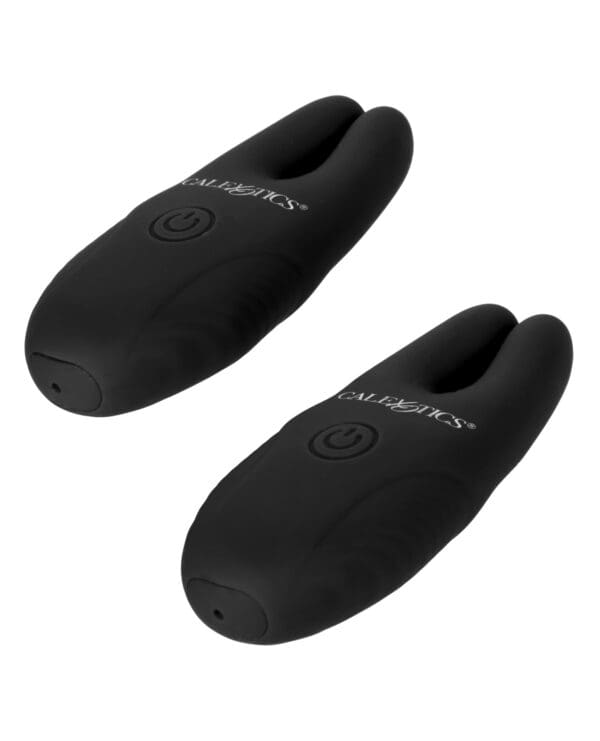 Silicone Nipple Clamps w/Remote - Black - Image 4
