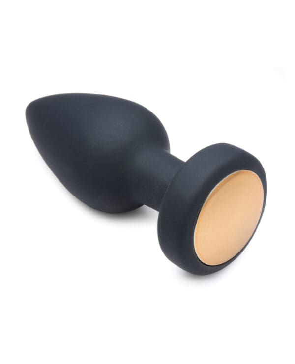 Booty Sparks Silicone Vibrating LED Plug - Small - Image 3