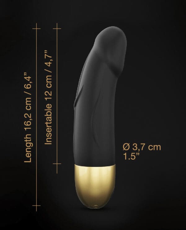 Dorcel Real Vibration S 6" Rechargeable Vibrator 2.0 - Gold - Image 5
