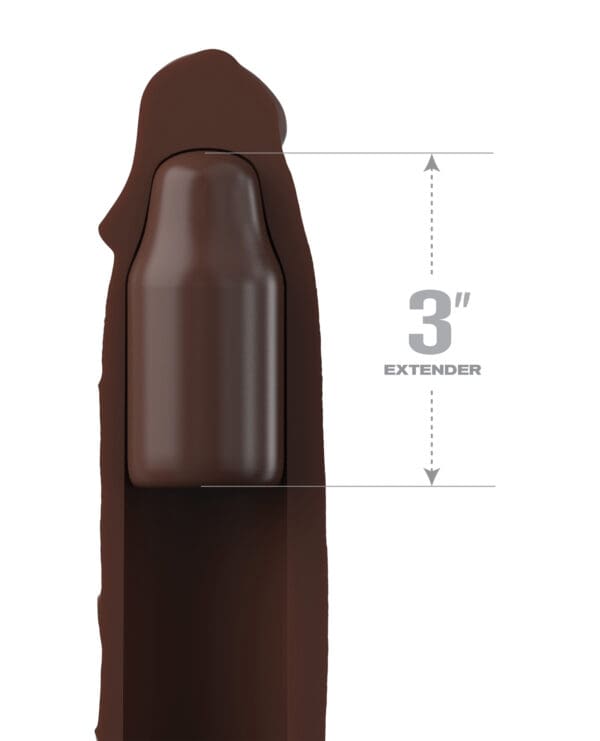 Fantasy X-tensions Elite 7" Extension w/Strap - Brown - Image 3
