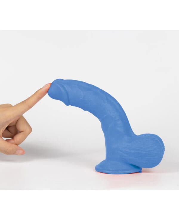 Get Lucky Mr. Navy 7.5" Dual Layer Dong - Image 3