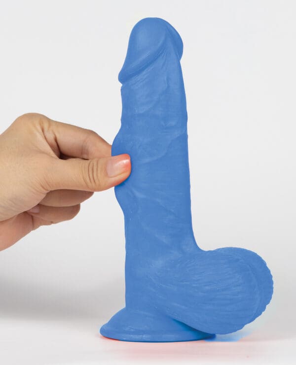 Get Lucky Mr. Navy 7.5" Dual Layer Dong - Image 4