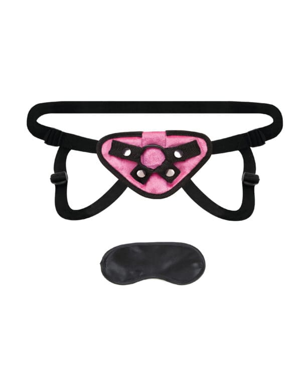 Lux Fetish Strap On Harness - Pink - Image 3