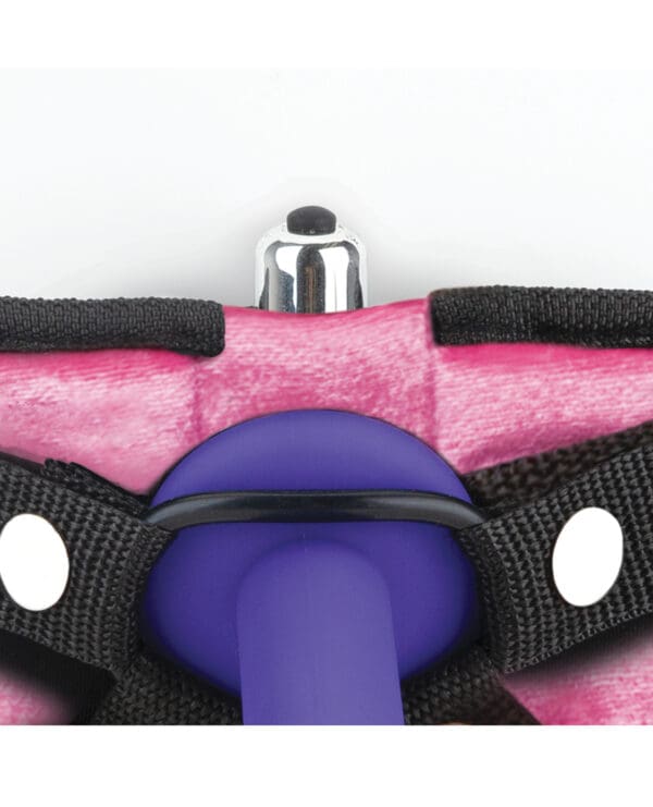 Lux Fetish Strap On Harness - Pink - Image 5