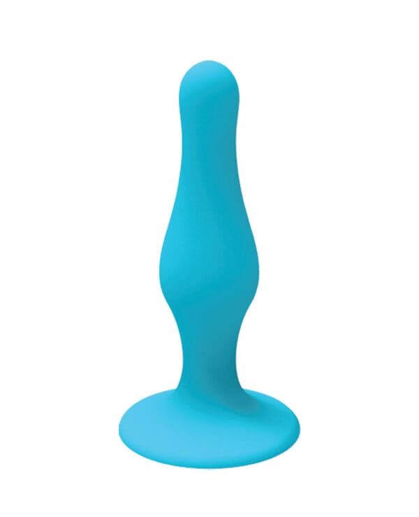Nobu Rainbow Large Silicone Plug - Blue - Image 2