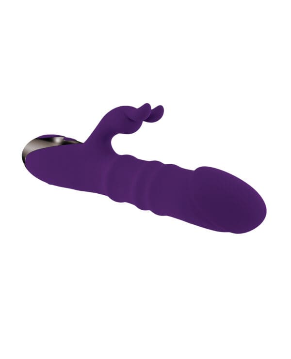 Playboy Pleasure Hop To It Rabbit Vibrator - Acai - Image 5