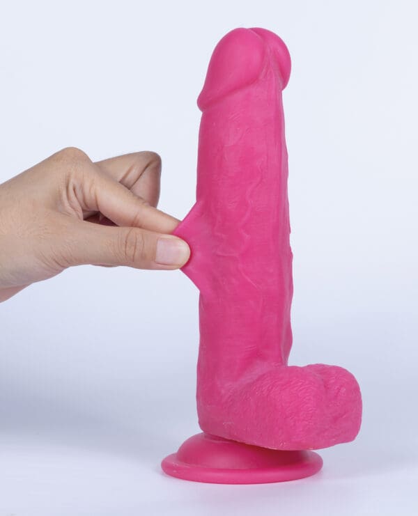 Get Lucky Mr. Pink 7.5" Dual Layer Dong - Image 4