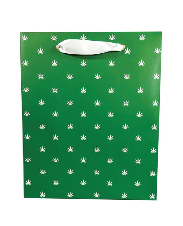 Polka Pot Gift Bag - Green/White - Image 2
