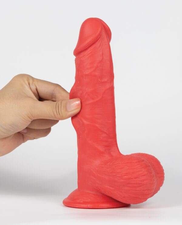 Get Lucky Mr. Ruby 7.5" Dual Layer Dong - Image 3