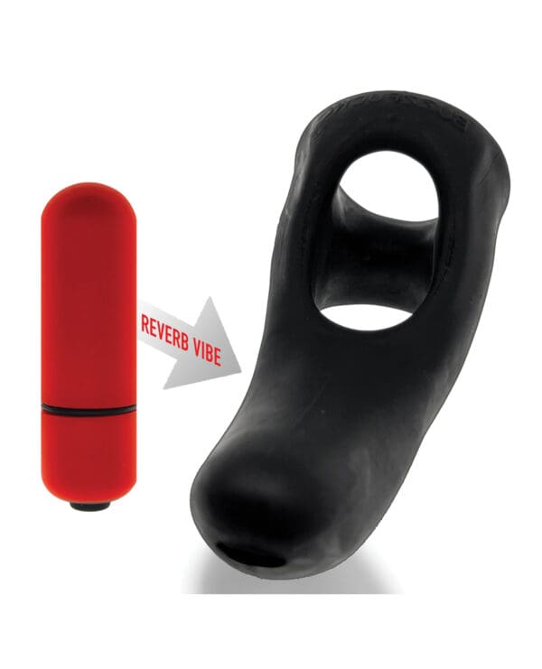 Hunky Junk Buzzfuck Sling w/Taint Vibe - Tar Ice - Image 2