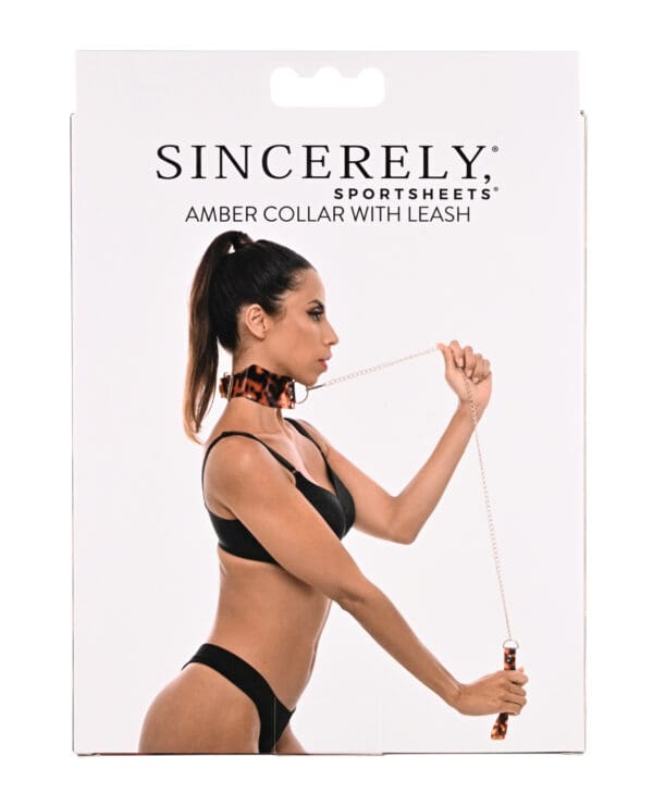 Sincerely Amber Collar & Leash - Image 2