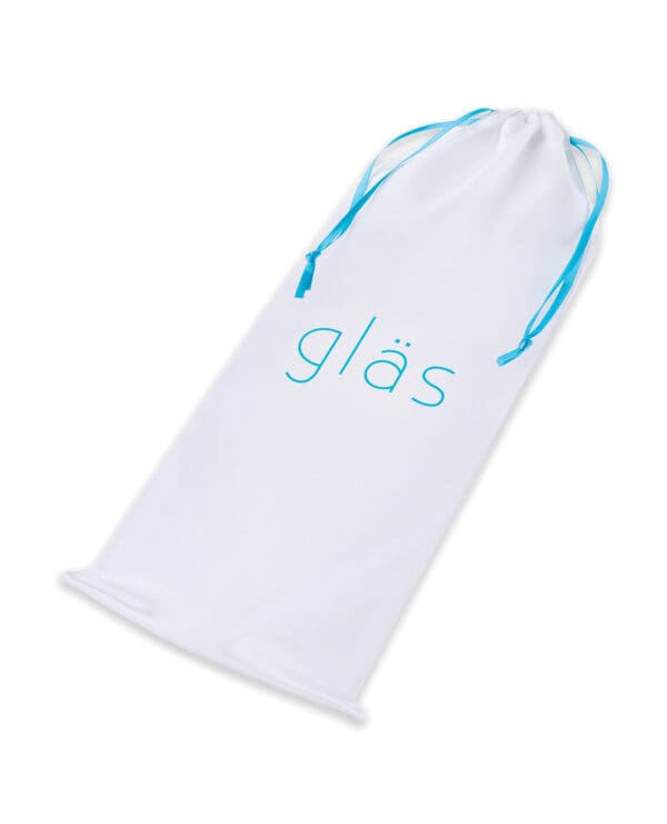 Glas 10" Twister Dual Ended Dildo - Blue - Image 4