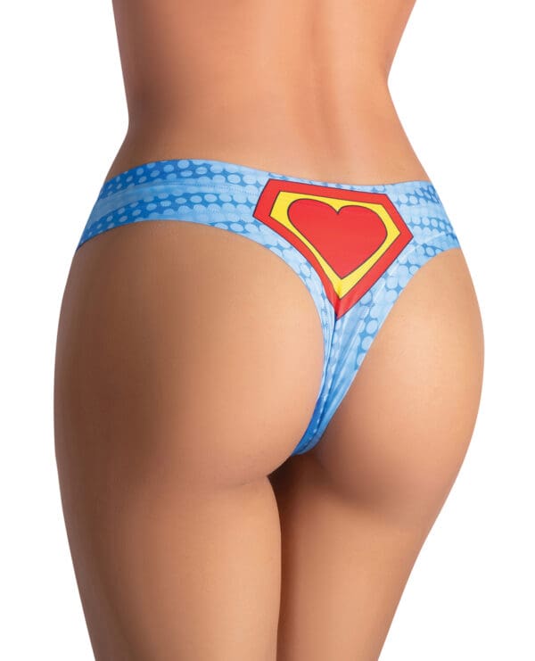 Mememe Comics Wonder Girl Printed Thong XL - Image 2
