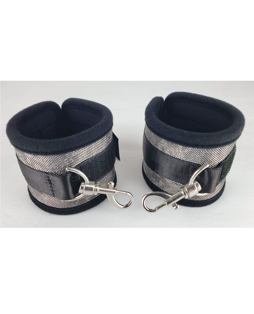 Spartacus Wrist Restraints - Neoprene Silver