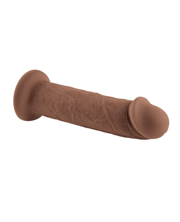 Evolved 7" Girthy Vibrating Dong - Dark - Image 4