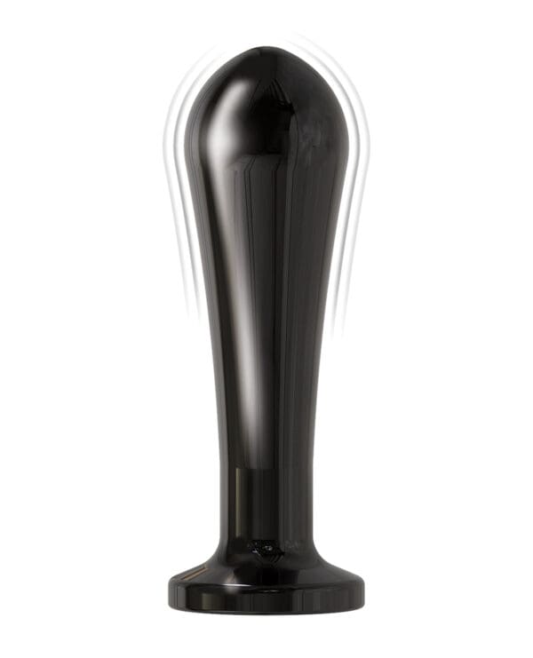 Ass-sation Remote Vibrating Metal Anal Bulb - Black - Image 3
