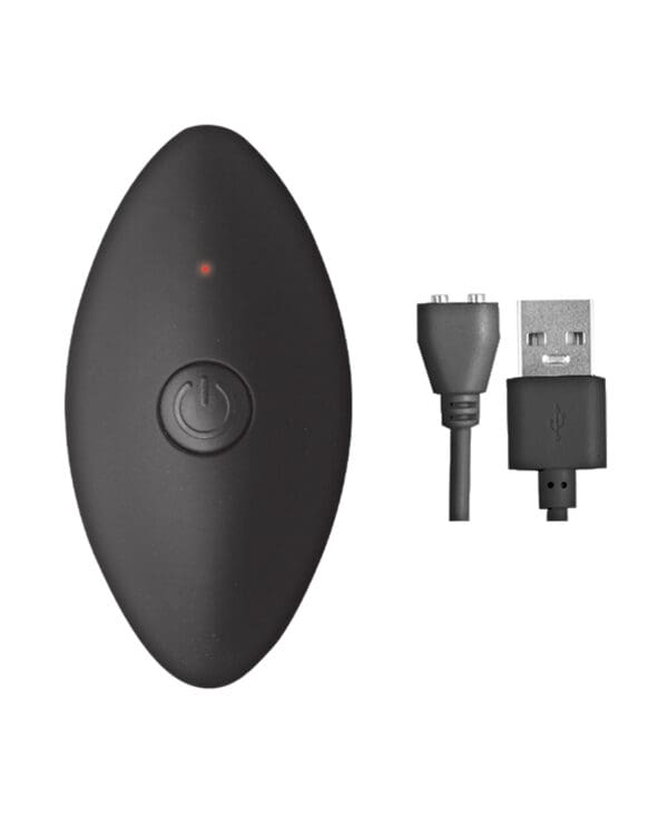 Ass-sation Remote Vibrating Metal Anal Bulb - Black - Image 5