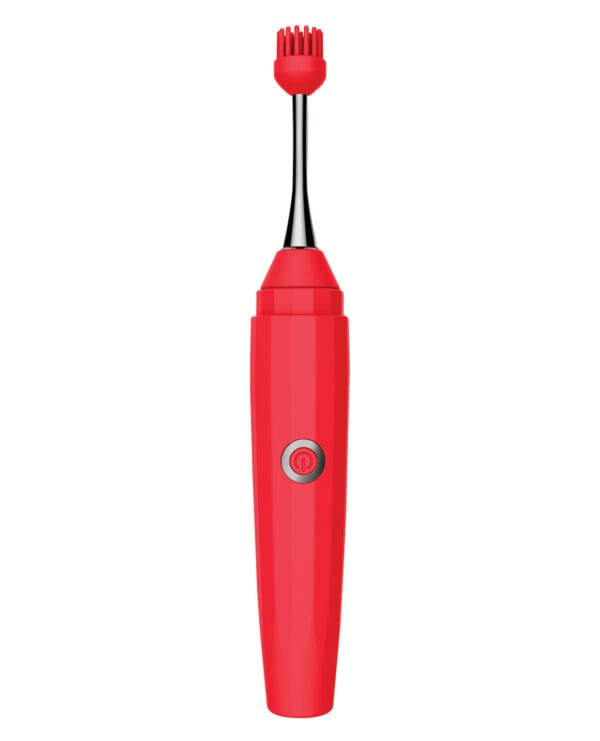 Luv Inc. Orgasm Pen w/Three Attachments - Red - Image 2