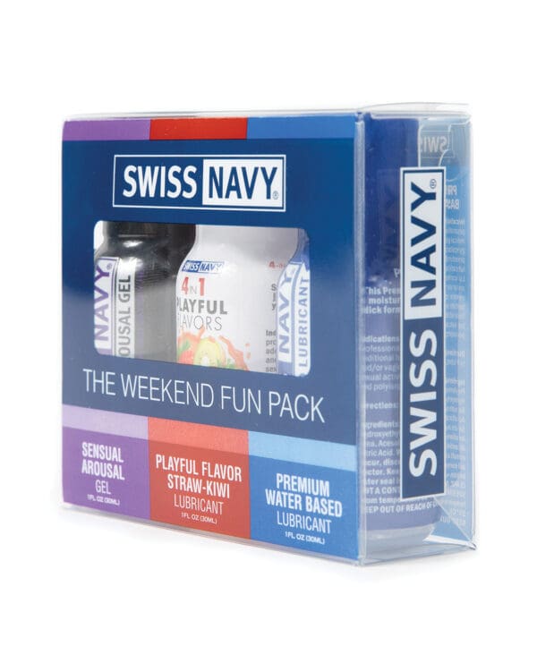Swiss Navy Weekend Fun Pack of 3 - 1 oz - Image 2