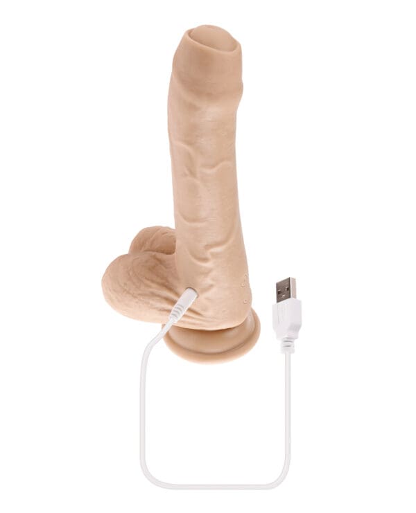 Evolved Peek A Boo Vibrating Dildo - Ivory - Image 5