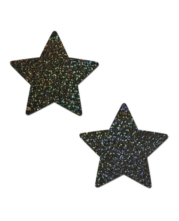 Pastease Premium Glitter Star - Black O/S - Image 2