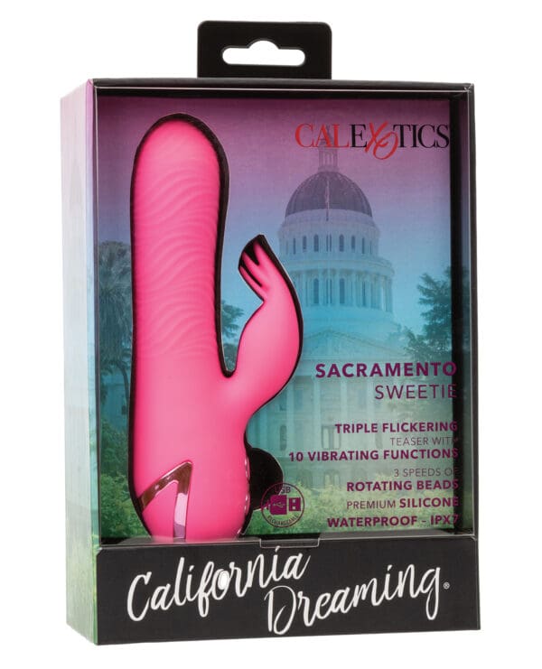 California Dreaming Sacramento Sweetie Vibrator & Rotating Stimulator - Image 2