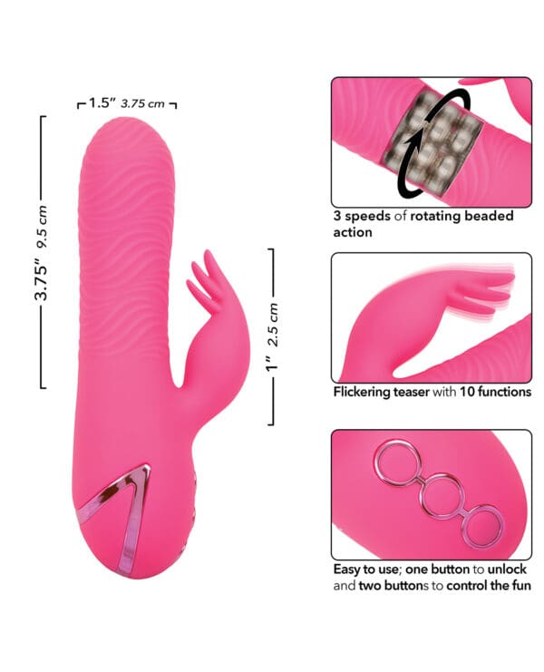 California Dreaming Sacramento Sweetie Vibrator & Rotating Stimulator - Image 4
