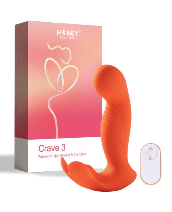 Crave 3 G-Spot Vibrator w/Rotating Head - Orange - Image 5