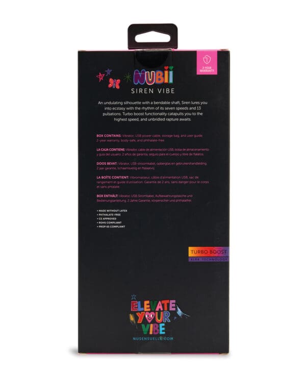 Nu Sensuelle Siren Nubii G-Spot Vibe w/Hinge - Pink - Image 5