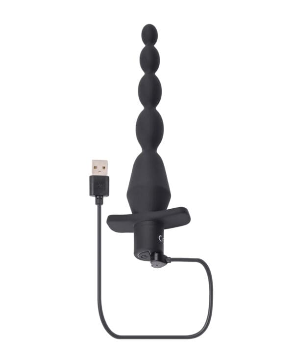 Selopa Vibrating Butt Beads - Black - Image 4