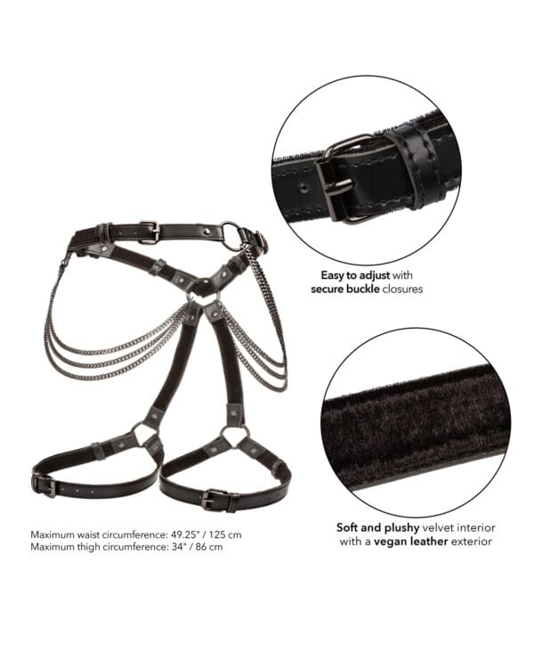 Euphoria Collection Plus Size Multi Chain Thigh Harness - Image 4