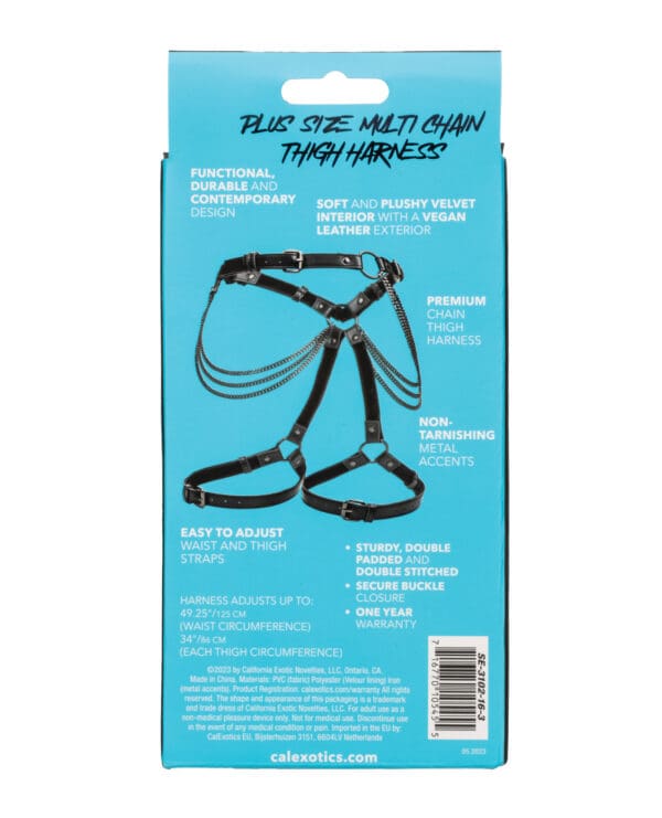 Euphoria Collection Plus Size Multi Chain Thigh Harness - Image 5