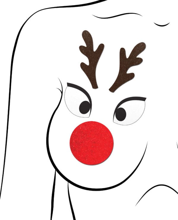 Pastease Premium Holiday Reindeer Boob Kit - Multi O/S - Image 3