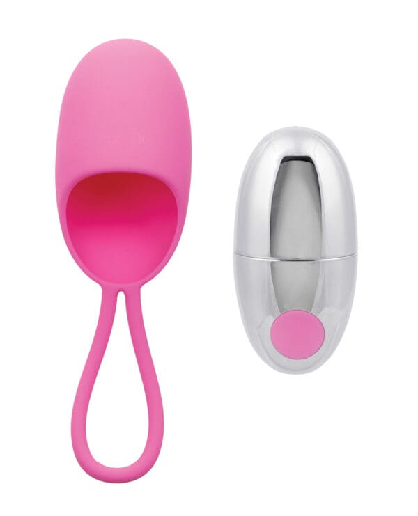 Turbo Buzz Bullet Stimulator w/Removable Silicone Sleeve - Pink - Image 3
