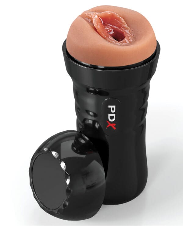 PDX Extreme Wet Pussies Super Juicy Snatch Stroker - Brown - Image 3