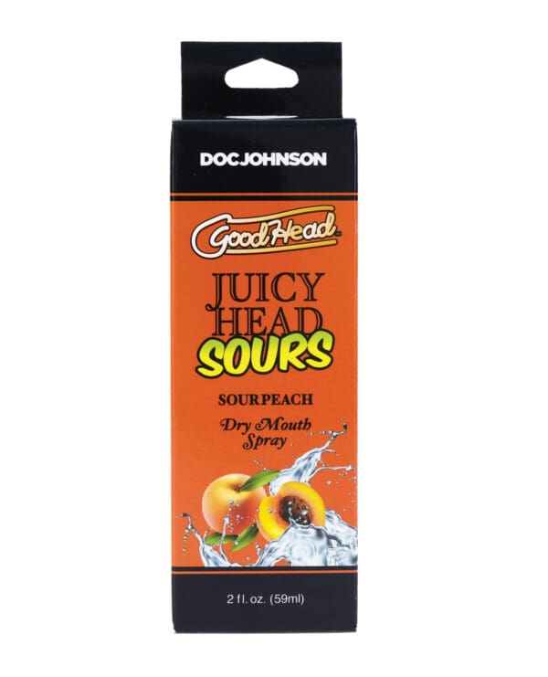 GoodHead Juicy Head Dry Mouth Spray - 2 oz Sour Peach - Image 2