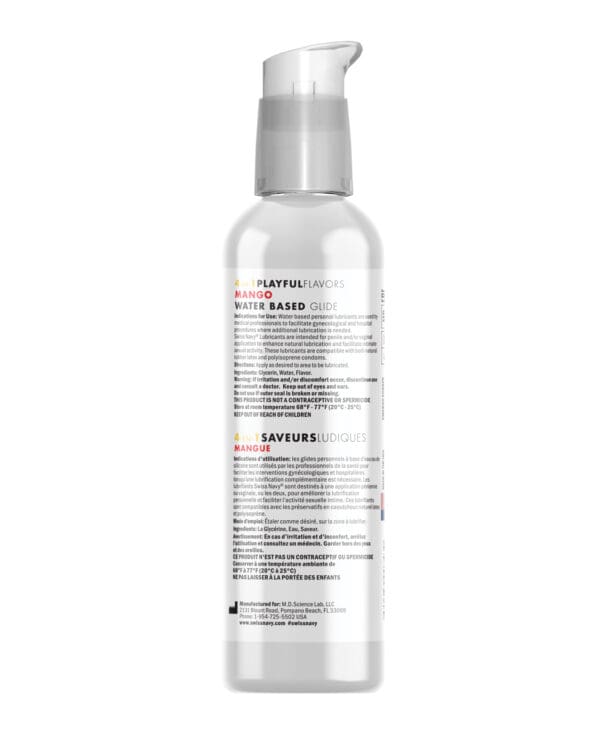Swiss Navy 4 in 1 Playful Flavors Mango  - 4 oz - Image 2