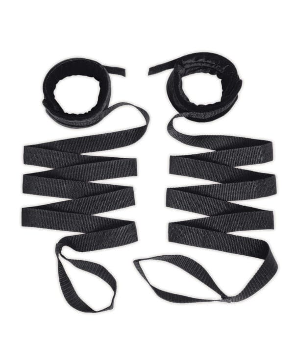 Lux Fetish 4 Pc Bondage Strap & Flogger Kit - Image 3