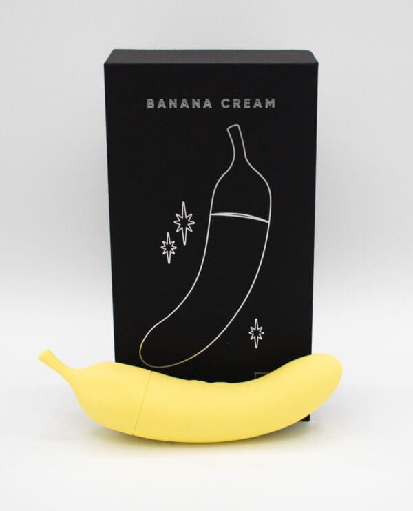 Natalie's Toy Box Banana Cream Air Pulse & G-Spot Vibrator - Yellow - Image 5