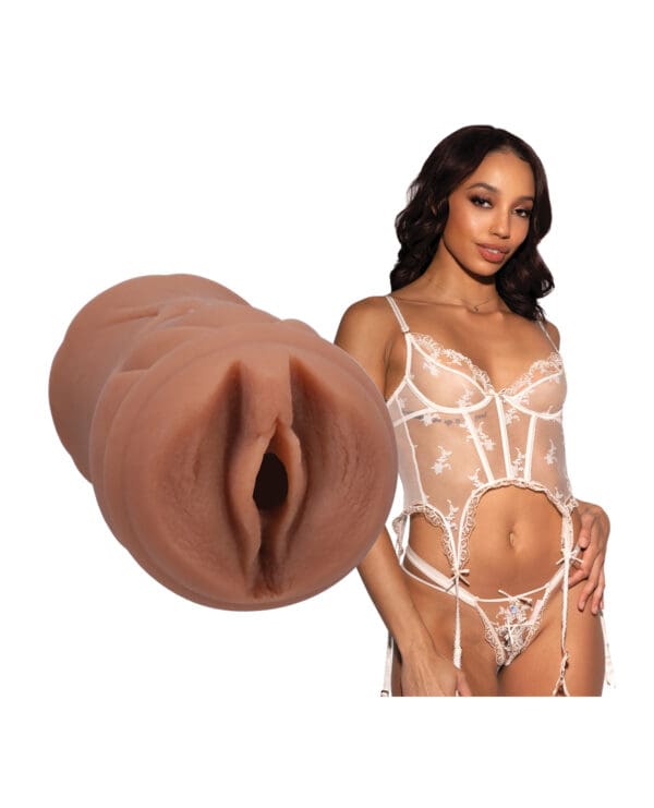 Signature Strokers ULTRASKYN Pocket Pussy - Alexis Tae, Caramel - Image 2