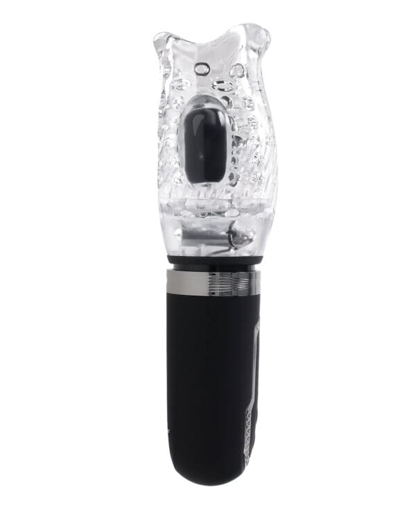 Zero Tolerance Thrill Ride Rechargeable Stroker - Black/Clear - Image 3