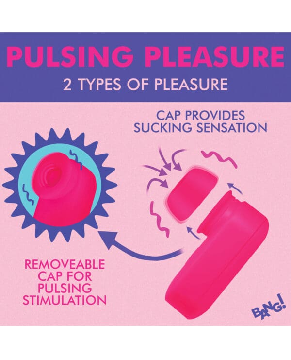 Bang! Mini Clitoral Stimulator - Pink - Image 5