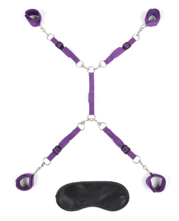 Lux Fetish Bed Spreader - Purple - Image 2