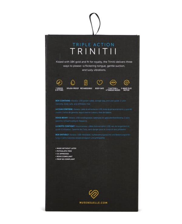 Nu Sensuelle Trinitii Tongue Vibe - 18k Gold - Image 2