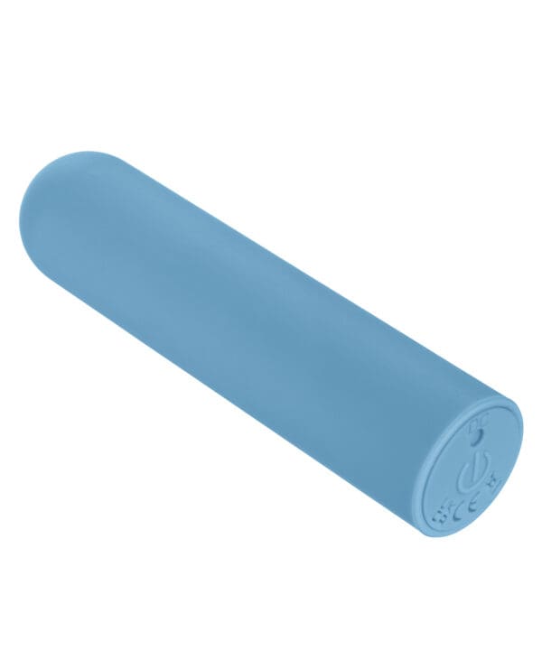 Turbo Buzz Rounded Bullet Stimulator - Blue - Image 3