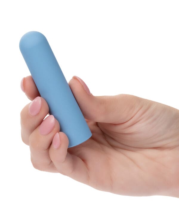 Turbo Buzz Rounded Bullet Stimulator - Blue - Image 4